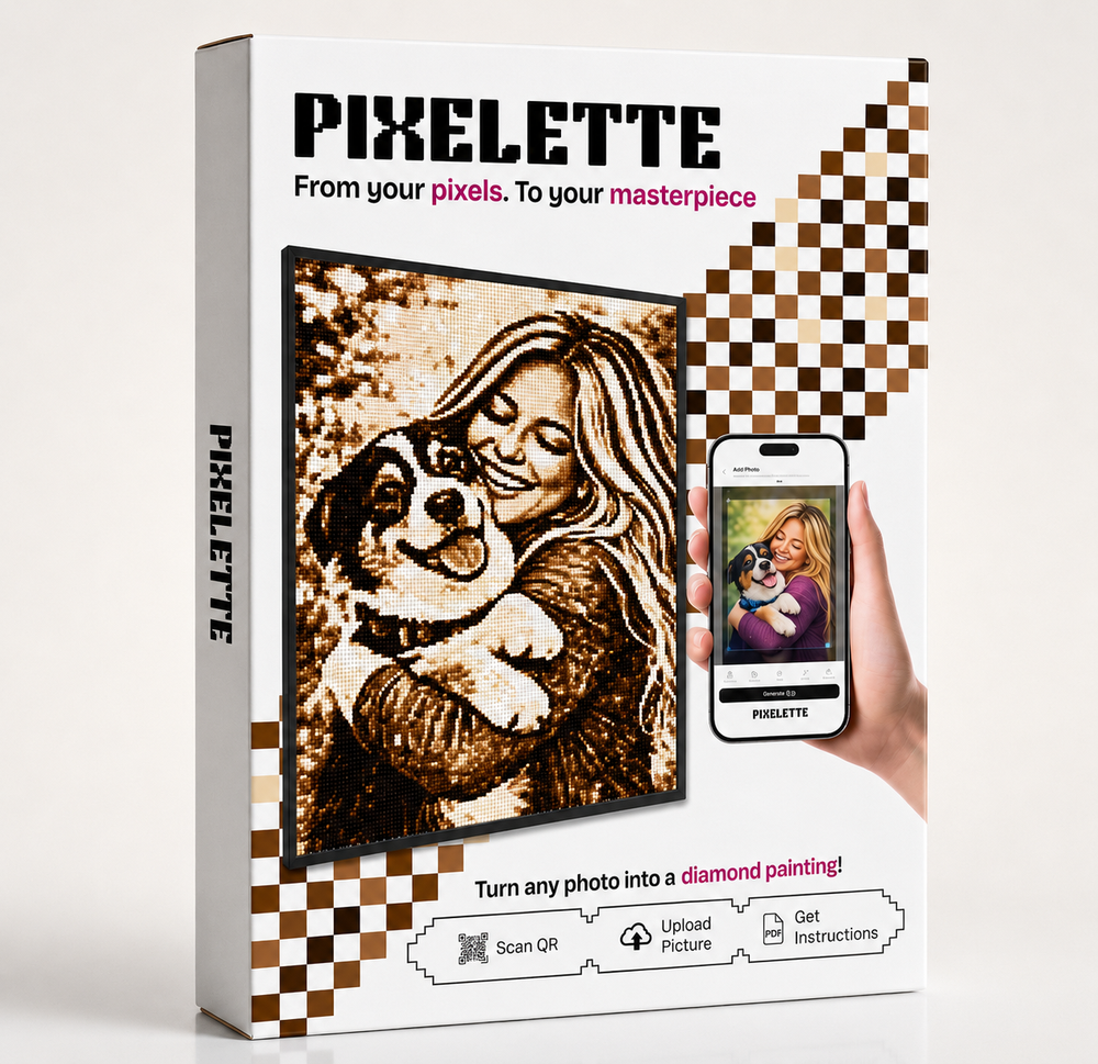 Retro - DIY Personalised Diamond Painting Kit