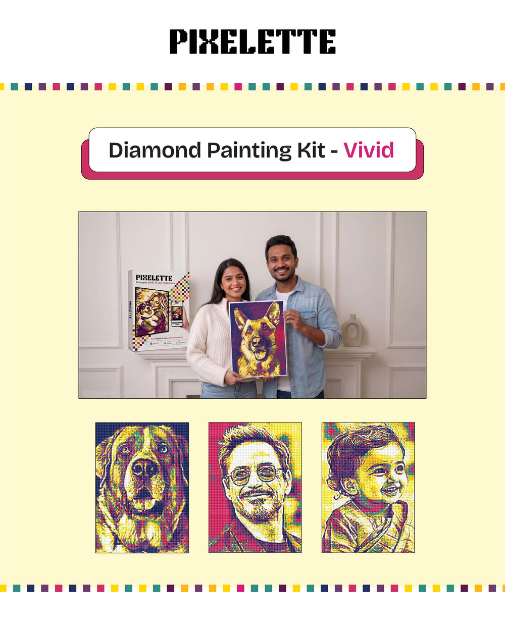 Vivid - DIY Personalised Diamond Painting Kit